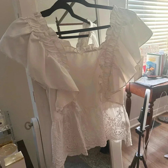 2 for $20 Milk and Honey  Crop top with ruffles - Picture 8 of 10